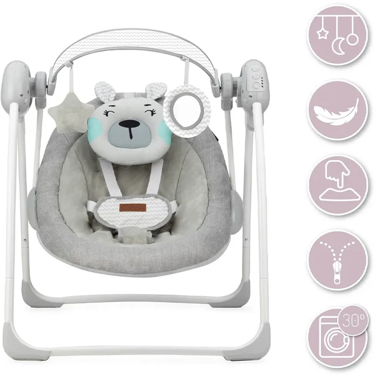 Електрична гойдалка Momi LISS bear turquoise